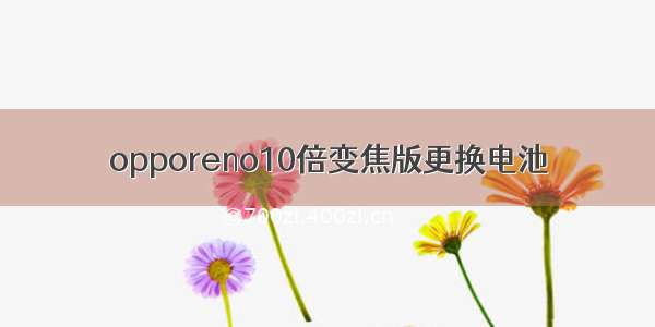 opporeno10倍变焦版更换电池