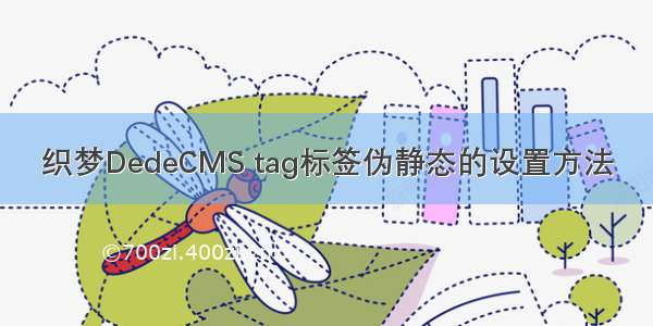 织梦DedeCMS tag标签伪静态的设置方法