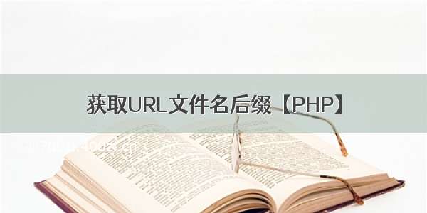 获取URL文件名后缀【PHP】