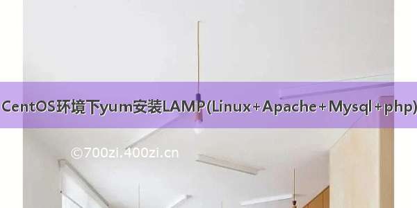 CentOS环境下yum安装LAMP(Linux+Apache+Mysql+php)