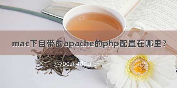 mac下自带的apache的php配置在哪里？