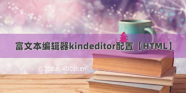 富文本编辑器kindeditor配置【HTML】