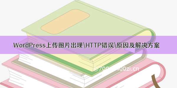 WordPress上传图片出现\HTTP错误\原因及解决方案