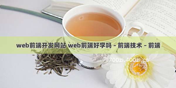 web前端开发网站 web前端好学吗 – 前端技术 – 前端