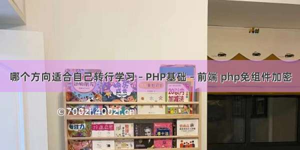 哪个方向适合自己转行学习 – PHP基础 – 前端 php免组件加密