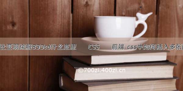 哥伦比亚羽绒服890td什么意思 – CSS – 前端 css中如何插入多张图片