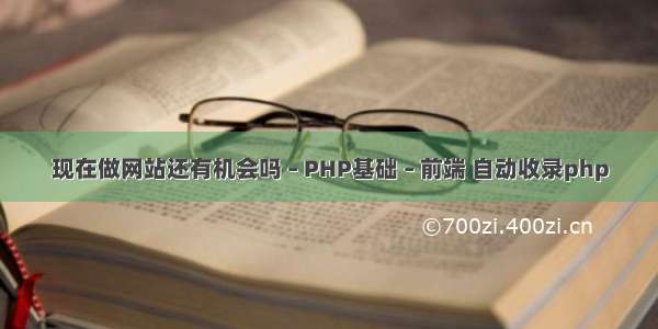 现在做网站还有机会吗 – PHP基础 – 前端 自动收录php