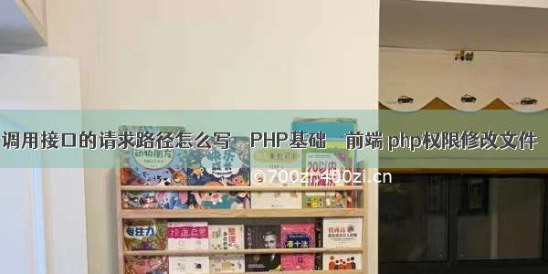 调用接口的请求路径怎么写 – PHP基础 – 前端 php权限修改文件