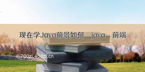 现在学Java前景如何 – java – 前端