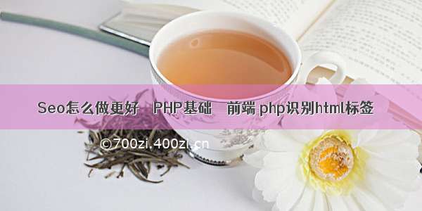 Seo怎么做更好 – PHP基础 – 前端 php识别html标签