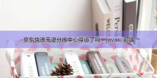 京东快递天津分拣中心停运了吗 – java – 前端