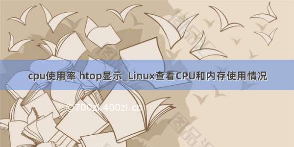 cpu使用率 htop显示_Linux查看CPU和内存使用情况