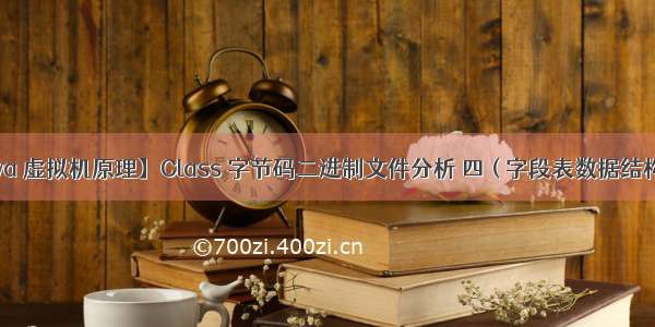 【Java 虚拟机原理】Class 字节码二进制文件分析 四 ( 字段表数据结构 | 字段