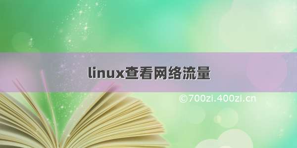 linux查看网络流量