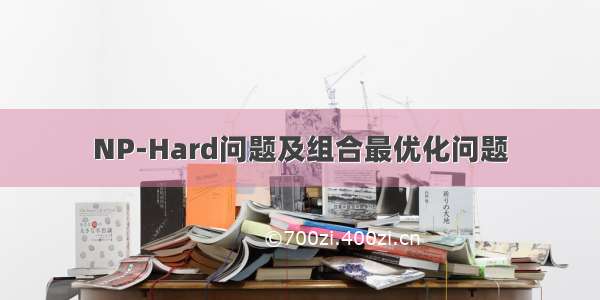 NP-Hard问题及组合最优化问题