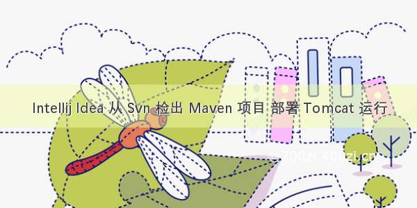 Intellij Idea 从 Svn 检出 Maven 项目 部署 Tomcat 运行