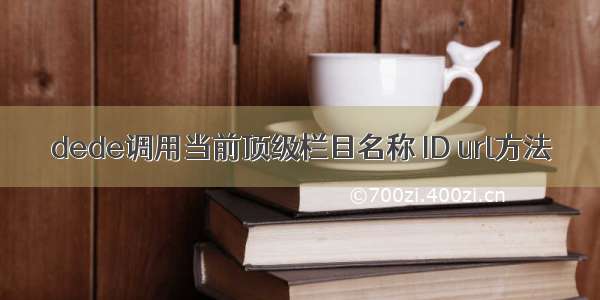 dede调用当前顶级栏目名称 ID url方法