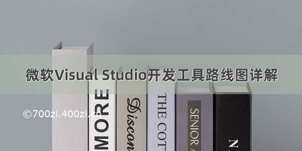 微软Visual Studio开发工具路线图详解