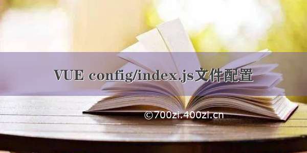 VUE config/index.js文件配置