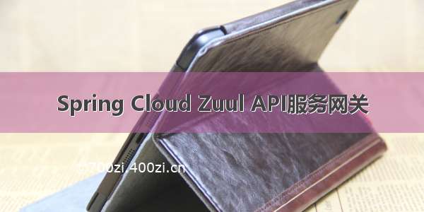 Spring Cloud Zuul API服务网关