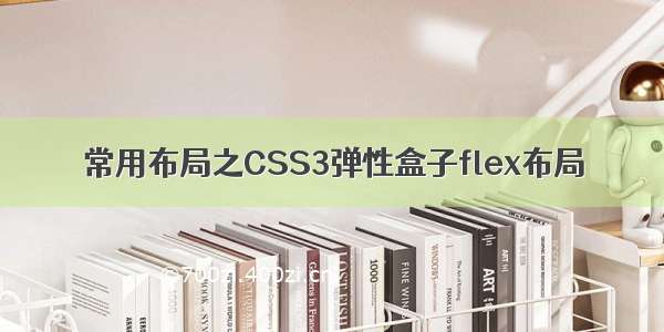 常用布局之CSS3弹性盒子flex布局