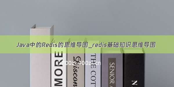 Java中的Redis的思维导图_redis基础知识思维导图