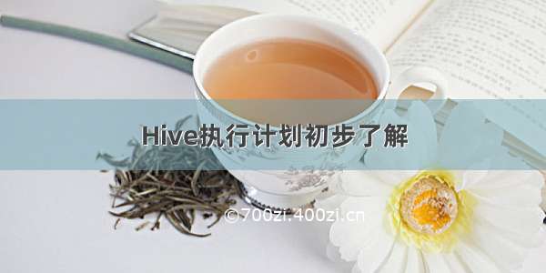 Hive执行计划初步了解