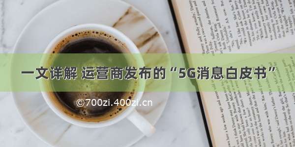 一文详解 运营商发布的“5G消息白皮书”