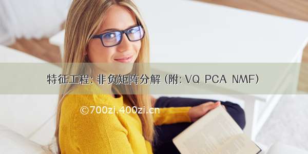 特征工程: 非负矩阵分解 (附: VQ  PCA  NMF)