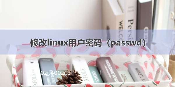 修改linux用户密码（passwd）