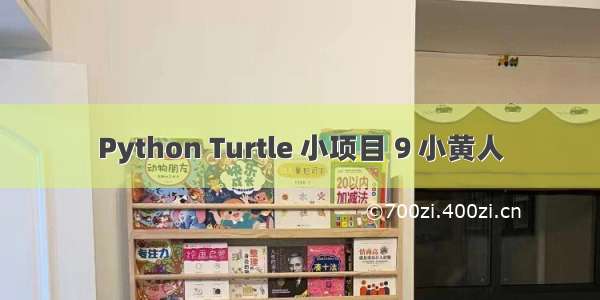 Python Turtle 小项目 9 小黄人