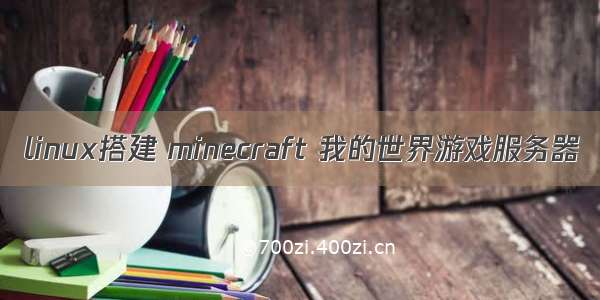 linux搭建 minecraft 我的世界游戏服务器