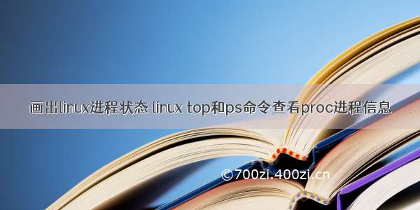 画出linux进程状态 linux top和ps命令查看proc进程信息