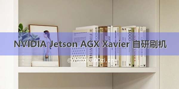 NVIDIA Jetson AGX Xavier 自研刷机