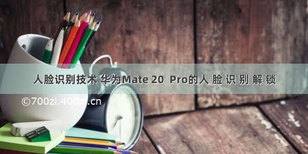 人脸识别技术 华为Mate 20  Pro的人 脸 识 别 解 锁