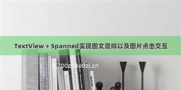 TextView + Spanned实现图文混排以及图片点击交互