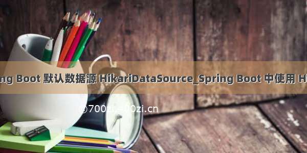 Spring Boot 默认数据源 HikariDataSource_Spring Boot 中使用 Hikari