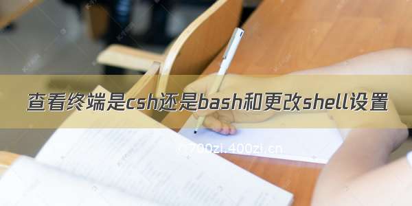 查看终端是csh还是bash和更改shell设置