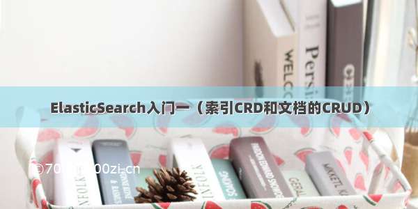 ElasticSearch入门一（索引CRD和文档的CRUD）