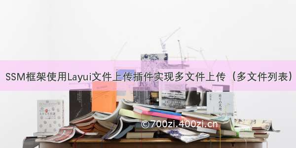 SSM框架使用Layui文件上传插件实现多文件上传（多文件列表）