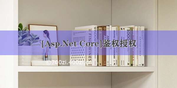 [Asp.Net Core]鉴权授权