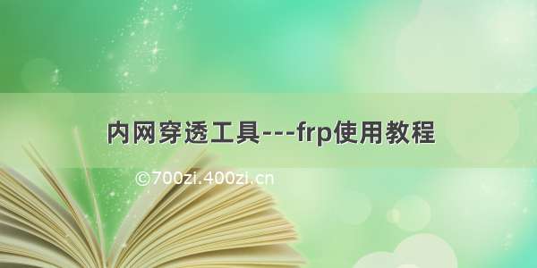 内网穿透工具---frp使用教程