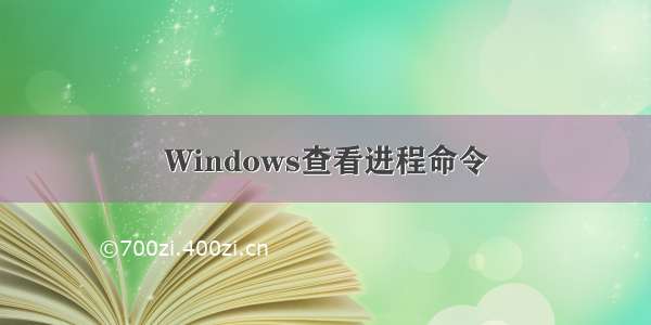 Windows查看进程命令