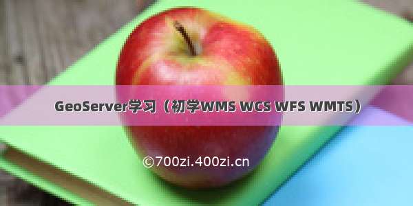 GeoServer学习（初学WMS WCS WFS WMTS）