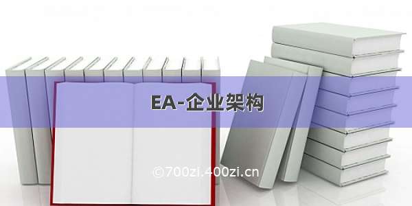 EA-企业架构