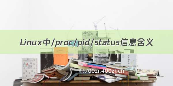 Linux中/proc/pid/status信息含义