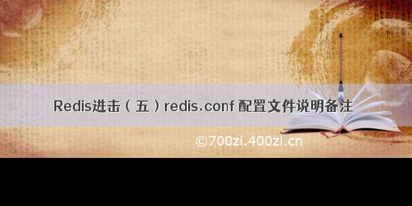 Redis进击（五）redis.conf 配置文件说明备注