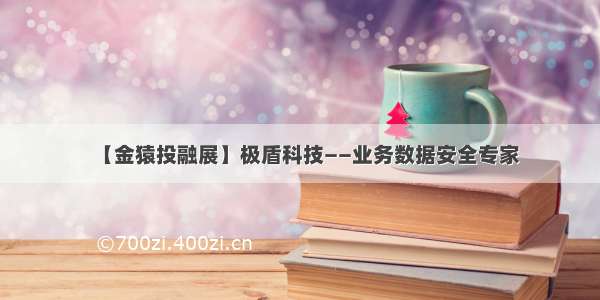 【金猿投融展】极盾科技——业务数据安全专家