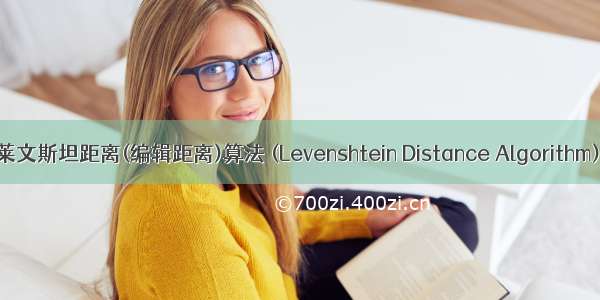 莱文斯坦距离(编辑距离)算法 (Levenshtein Distance Algorithm)