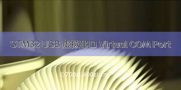 STM32 USB 虚拟串口 Virtual COM Port